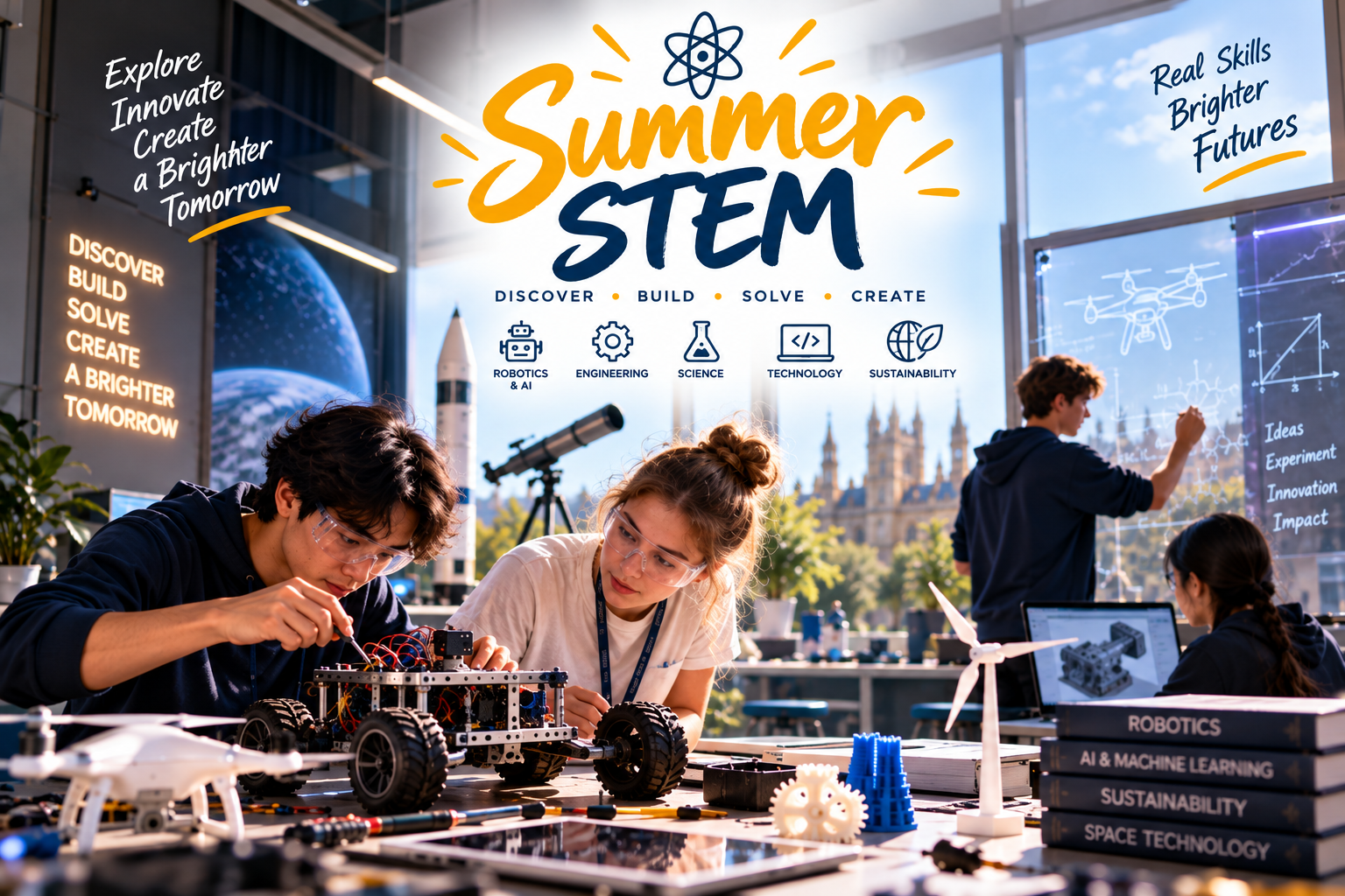 STEM ve İngilizce yaz okulu programları